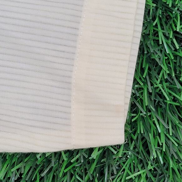 Vintage Polyester Textured Button Shirt Large 22x31 Yellow - Picture 11 of 12